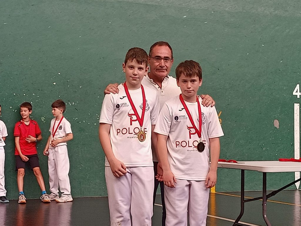 Amets Ardanaz y Markel García campeones en los Juegos Deportivos de Navarra de Pelota